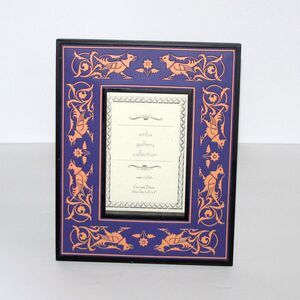 Mba Gallery Collection Photo Frame blue yellow bird mythological 4 x 6 medieval